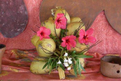 Coconut centerpiece